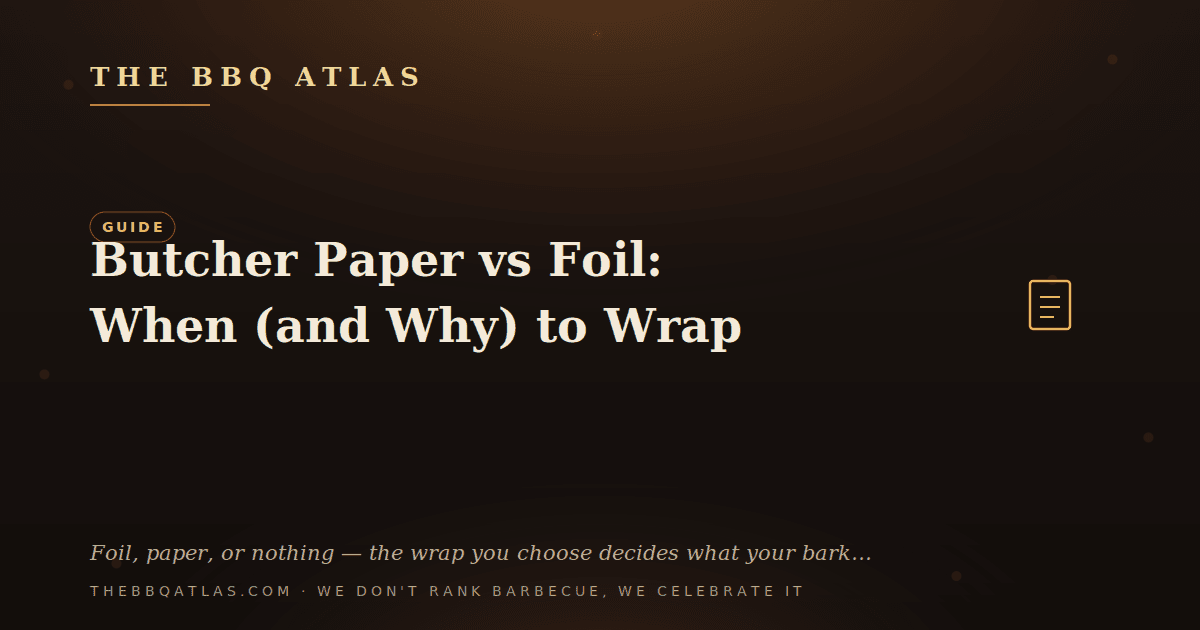 Butcher Paper vs Foil: When (and Why) to Wrap